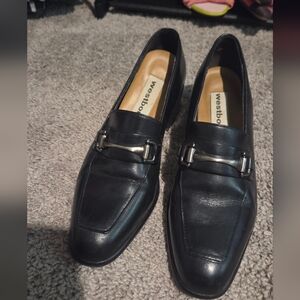 Black Leather Loafers
